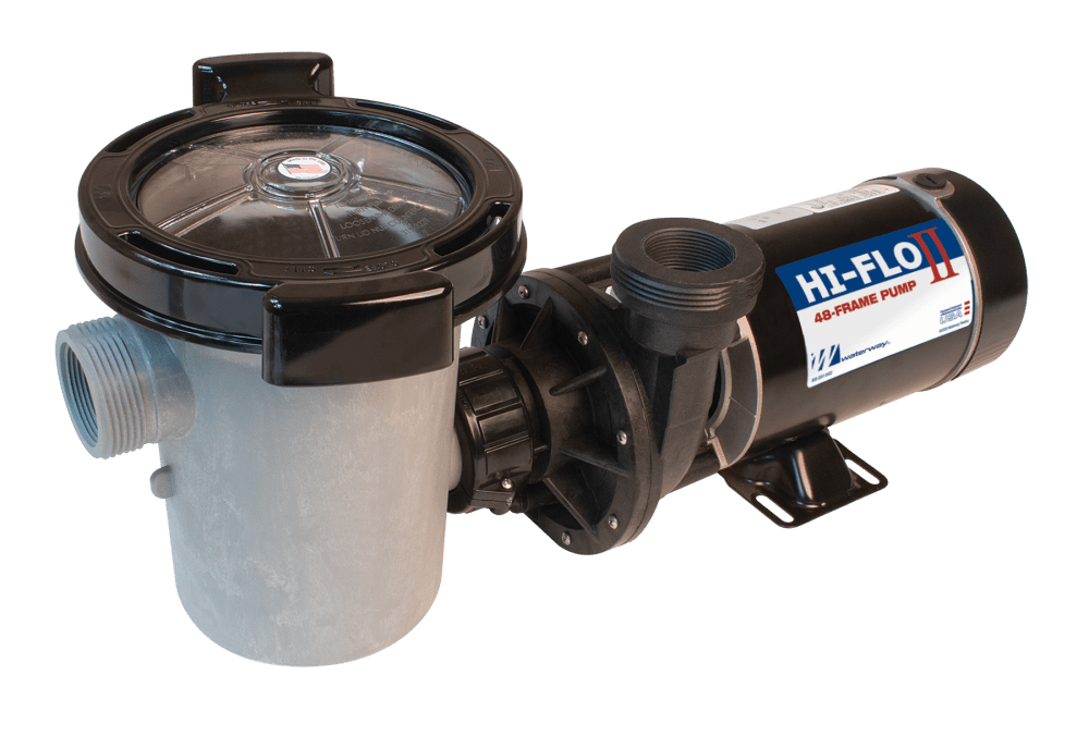 Waterway 2 Speed Hi-Flo II Above Ground Pool Pump with 3′ NEMA Cord 1 THP SD-10-2-N