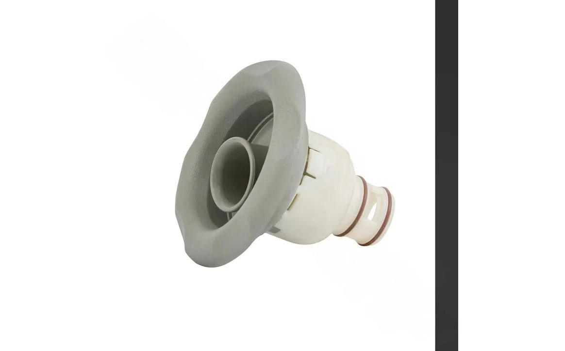 Waterway 212-2027 Gray Whirlpool Non-Adjustable Jet Internal 5-Scallop Face