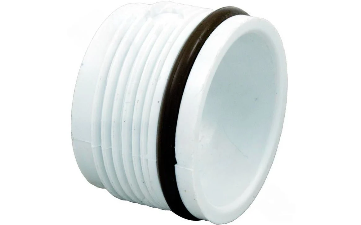 Waterway 212-4700B White Threaded Retainer Ring with O-Ring Bagged