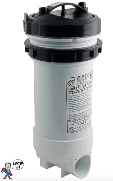 Waterway 50 sq ft Pressurized Top Load Spa Filter Assembly – 2″ Slip Fittings