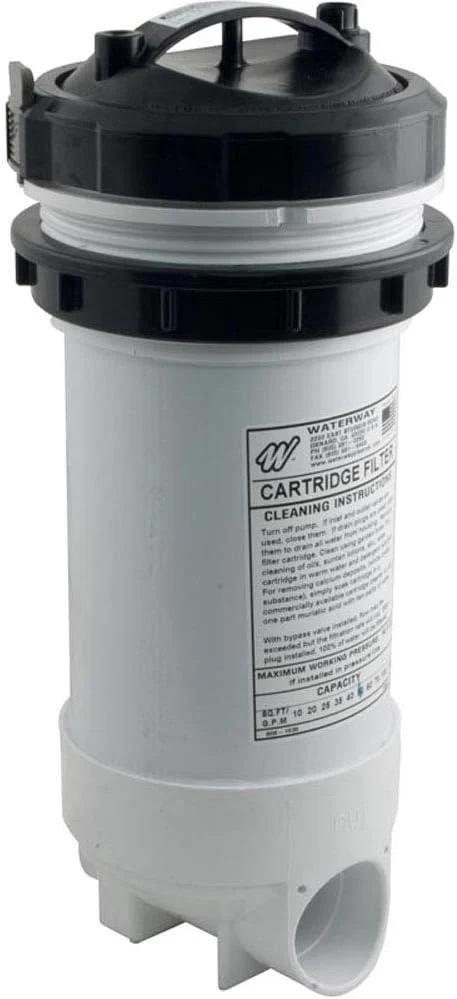 Waterway 50 SqFt Top-Load Cartridge Filter with Bypass Valve and 2″ Slip