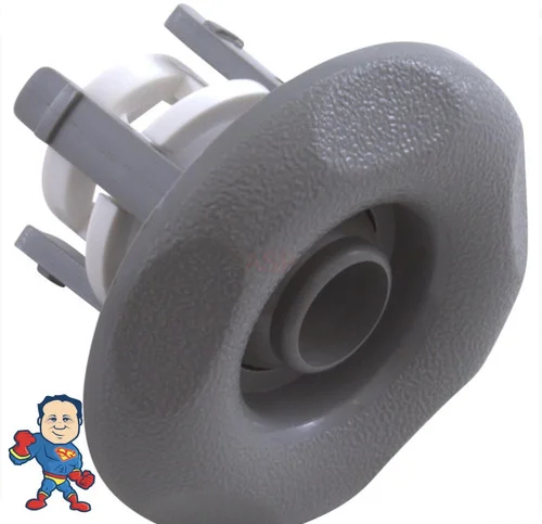 Waterway Gray Adjustable Mini Jet Internal 2-5/8″ Face Directional 5 Scallop New Style