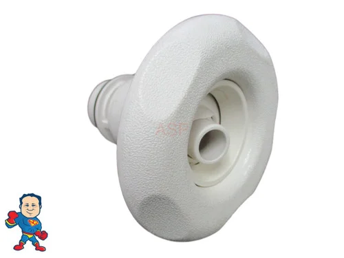 Waterway Poly Jet Internal Assembly – 4-1/4″ Roto Face, 5 Scallop Design, White Thread-In