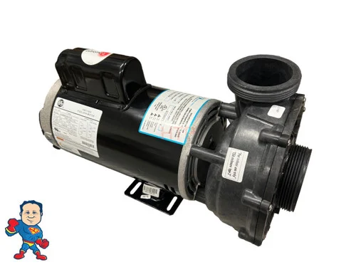Waterway Viper 5.0HP Spa Pump – 230V Dual Speed 56-Frame 2-1/2″ Ports OEM