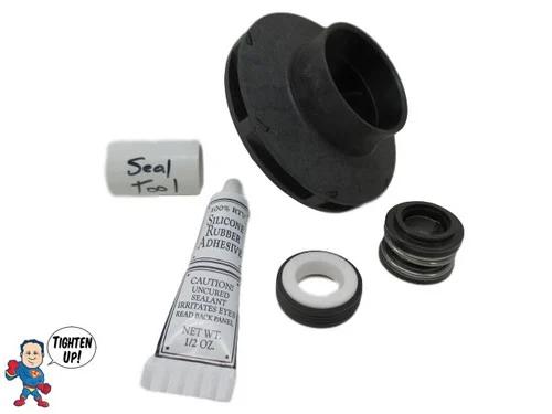 Watkins 1HP Impeller Seal Kit 37334 71894 Vendor 4081 2 1/8″ Eye 1/4″ Vane 3 7/8″ OD Wavemaster 4000