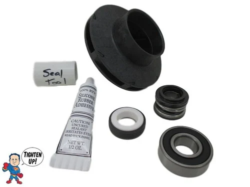 Watkins 37334 71894 Impeller Seal Bearing Kit 1.0HP Wavemaster 4000 Vendor 4081 2 1/8″ Eye 1/4″ Vane 3 7/8″ OD
