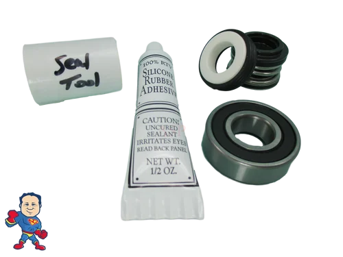 Watkins Wavemaster Pump Bearing & Seal Kit – Vendor #4081 – Hotspring 6000/7000/8000/8200/9000/9200 w/ Silicon