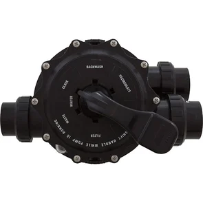 WC228053 Waterco USA Multiport Valve, Waterco Top Mount, 2″union, 6 Position