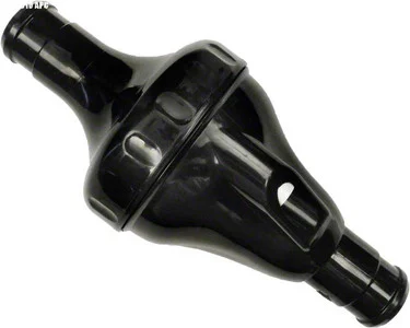 Zodiac In-line Back-up Valve, Black, 9-100-1201